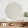 Espejo de pared redondo plateado Ø 50 cm de vidaXL, Espejos - Ref: Foro24-348176, Precio: 40,46 €, Descuento: %