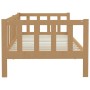 Sofá cama madera maciza de pino marrón miel 90x200 cm de vidaXL, Camas y somieres - Ref: Foro24-806943, Precio: 120,58 €