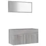 Badezimmermöbel-Set, 2-teilig, sonomagraues Sperrholz von vidaXL, Badezimmermöbel - Ref: Foro24-826624, Preis: 61,19 €, Rabat...