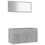 Badezimmermöbel-Set, 2-teilig, sonomagraues Sperrholz von vidaXL, Badezimmermöbel - Ref: Foro24-826624, Preis: 61,94 €, Rabat...