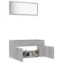 Badezimmermöbel-Set, 2-teilig, sonomagraues Sperrholz von vidaXL, Badezimmermöbel - Ref: Foro24-826624, Preis: 61,19 €, Rabat...
