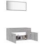 Badezimmermöbel-Set, 2-teilig, sonomagraues Sperrholz von vidaXL, Badezimmermöbel - Ref: Foro24-826624, Preis: 61,94 €, Rabat...