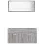 Badezimmermöbel-Set, 2-teilig, sonomagraues Sperrholz von vidaXL, Badezimmermöbel - Ref: Foro24-826624, Preis: 61,94 €, Rabat...
