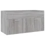 Badezimmermöbel-Set, 2-teilig, sonomagraues Sperrholz von vidaXL, Badezimmermöbel - Ref: Foro24-826624, Preis: 61,19 €, Rabat...