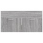 Set de muebles de baño 2 pzas madera contrachapada gris sonoma de vidaXL, Muebles de baño - Ref: Foro24-826624, Precio: 61,86 €
