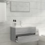 Badezimmermöbel-Set, 2-teilig, sonomagraues Sperrholz von vidaXL, Badezimmermöbel - Ref: Foro24-815739, Preis: 64,28 €, Rabat...