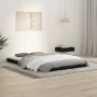 Bettgestell aus massivem schwarzem Kiefernholz, 120 x 190 cm von vidaXL, Betten und Lattenroste - Ref: Foro24-823478, Preis: ...