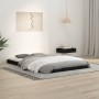 Estructura de cama de madera maciza pino negra 120x190 cm de vidaXL, Camas y somieres - Ref: Foro24-823478, Precio: 116,45 €,...