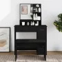 Tocador con espejo negro 86,5x35x136 cm de vidaXL, Tocadores para dormitorios - Ref: Foro24-802958, Precio: 83,26 €, Descuent...