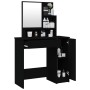 Dressing table with black mirror 86.5x35x136 cm by vidaXL, Bedroom Dressers - Ref: Foro24-802958, Price: 84,26 €, Discount: %