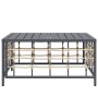 Synthetic anthracite gray rattan garden table 70x70x34 cm by vidaXL, Modular outdoor sofas - Ref: Foro24-364133, Price: 59,51...