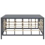 Synthetic anthracite gray rattan garden table 70x70x34 cm by vidaXL, Modular outdoor sofas - Ref: Foro24-364133, Price: 59,51...