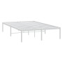 Bettgestell aus weißem Metall, 120 x 200 cm von vidaXL, Betten und Lattenroste - Ref: Foro24-350911, Preis: 94,14 €, Rabatt: %
