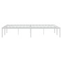 Bettgestell aus weißem Metall, 120 x 200 cm von vidaXL, Betten und Lattenroste - Ref: Foro24-350911, Preis: 94,14 €, Rabatt: %