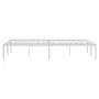 White metal bed frame 120x200 cm by vidaXL, Beds and slatted bases - Ref: Foro24-350911, Price: 91,32 €, Discount: %