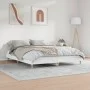 Estructura de cama madera de ingeniería blanca 140x200 cm de vidaXL, Camas y somieres - Ref: Foro24-832037, Precio: 109,28 €,...