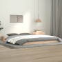Solid pine wood bed frame 140x190 cm by vidaXL, Beds and slatted bases - Ref: Foro24-823464, Price: 88,49 €, Discount: %