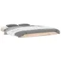 Estructura de cama de madera maciza de pino 140x190 cm de vidaXL, Camas y somieres - Ref: Foro24-823464, Precio: 87,22 €, Des...