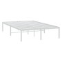 Bettgestell aus weißem Metall, 135 x 190 cm von vidaXL, Betten und Lattenroste - Ref: Foro24-350912, Preis: 81,93 €, Rabatt: %
