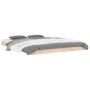 Estructura de cama de madera maciza de pino 140x190 cm de vidaXL, Camas y somieres - Ref: Foro24-823464, Precio: 88,90 €, Des...