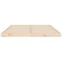 Estructura de cama de madera maciza de pino 140x190 cm de vidaXL, Camas y somieres - Ref: Foro24-823464, Precio: 87,22 €, Des...