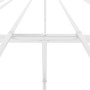 Bettgestell aus weißem Metall, 135 x 190 cm von vidaXL, Betten und Lattenroste - Ref: Foro24-350912, Preis: 81,93 €, Rabatt: %