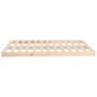 Solid pine wood bed frame 140x190 cm by vidaXL, Beds and slatted bases - Ref: Foro24-823464, Price: 88,49 €, Discount: %