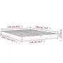 Estructura de cama de madera maciza de pino 140x190 cm de vidaXL, Camas y somieres - Ref: Foro24-823464, Precio: 87,22 €, Des...