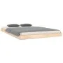 Solid pine wood bed frame 120x200 cm by vidaXL, Beds and slatted bases - Ref: Foro24-823449, Price: 108,75 €, Discount: %