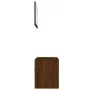 2-teiliges Badezimmermöbel-Set aus eichenbraunem Sperrholz von vidaXL, Badezimmermöbel - Ref: Foro24-826625, Preis: 61,19 €, ...