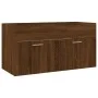 2-teiliges Badezimmermöbel-Set aus eichenbraunem Sperrholz von vidaXL, Badezimmermöbel - Ref: Foro24-826625, Preis: 61,19 €, ...