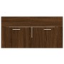 2-teiliges Badezimmermöbel-Set aus eichenbraunem Sperrholz von vidaXL, Badezimmermöbel - Ref: Foro24-826625, Preis: 61,94 €, ...