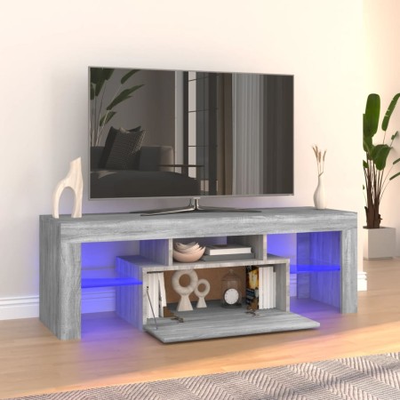 TV-Schrank mit LED-Leuchten Sonomagrau 120x35x40 cm von vidaXL, TV-Möbel - Ref: Foro24-815667, Preis: 73,80 €, Rabatt: %