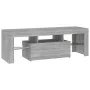TV-Schrank mit LED-Leuchten Sonomagrau 120x35x40 cm von vidaXL, TV-Möbel - Ref: Foro24-815667, Preis: 71,60 €, Rabatt: %