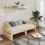 Removable sofa bed solid pine wood 2x(90x200) cm by vidaXL, Beds and slatted bases - Ref: Foro24-806965, Price: 170,26 €, Dis...