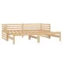 Sofá cama extraíble madera maciza de pino 2x(90x200) cm de vidaXL, Camas y somieres - Ref: Foro24-806965, Precio: 171,00 €, D...