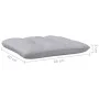 2-Sitzer-Gartensofa mit grauen Kissen aus massivem Kiefernholz von vidaXL, Modulare Sofas für den Außenbereich - Ref: Foro24-...