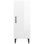 Hochglanzweißes Sperrholz-Sideboard 34,5 x 34 x 90 cm von vidaXL, Sideboards - Ref: Foro24-812336, Preis: 50,81 €, Rabatt: %