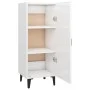 Aparador de madera contrachapada blanco brillante 34,5x34x90 cm de vidaXL, Aparadores - Ref: Foro24-812336, Precio: 50,28 €, ...