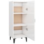 Hochglanzweißes Sperrholz-Sideboard 34,5 x 34 x 90 cm von vidaXL, Sideboards - Ref: Foro24-812336, Preis: 50,81 €, Rabatt: %