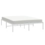Bettgestell aus weißem Metall, 140 x 190 cm von vidaXL, Betten und Lattenroste - Ref: Foro24-350913, Preis: 92,11 €, Rabatt: %
