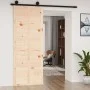 Puerta de granero madera maciza pino 80x1,8x214 cm de vidaXL, Puertas - Ref: Foro24-824628, Precio: 104,22 €, Descuento: %