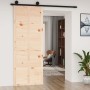 Scheunentor aus massivem Kiefernholz, 80 x 1,8 x 214 cm von vidaXL, Türen - Ref: Foro24-824628, Preis: 105,77 €, Rabatt: %