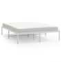 Bettgestell aus weißem Metall, 140 x 200 cm von vidaXL, Betten und Lattenroste - Ref: Foro24-350914, Preis: 104,25 €, Rabatt: %