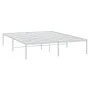 Bettgestell aus weißem Metall, 140 x 200 cm von vidaXL, Betten und Lattenroste - Ref: Foro24-350914, Preis: 101,74 €, Rabatt: %