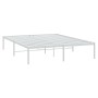 Bettgestell aus weißem Metall, 140 x 200 cm von vidaXL, Betten und Lattenroste - Ref: Foro24-350914, Preis: 104,25 €, Rabatt: %
