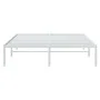 Bettgestell aus weißem Metall, 140 x 200 cm von vidaXL, Betten und Lattenroste - Ref: Foro24-350914, Preis: 101,74 €, Rabatt: %