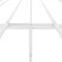 Bettgestell aus weißem Metall, 140 x 200 cm von vidaXL, Betten und Lattenroste - Ref: Foro24-350914, Preis: 101,74 €, Rabatt: %