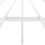 Bettgestell aus weißem Metall, 140 x 200 cm von vidaXL, Betten und Lattenroste - Ref: Foro24-350914, Preis: 104,25 €, Rabatt: %