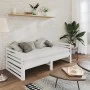 Abnehmbares Schlafsofa aus massivem weißem Kiefernholz, 2 x (90 x 200) cm von vidaXL, Betten und Lattenroste - Ref: Foro24-80...